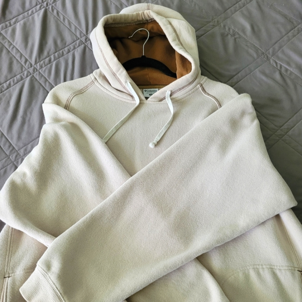 Columbia Beige Hoodie Size XL